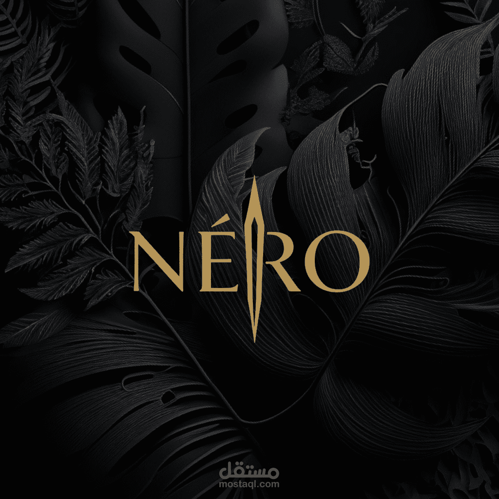 NÉRO Luxury Fragrance | تصميم هوية بصرية كاملة لبراند عطور فاخرة