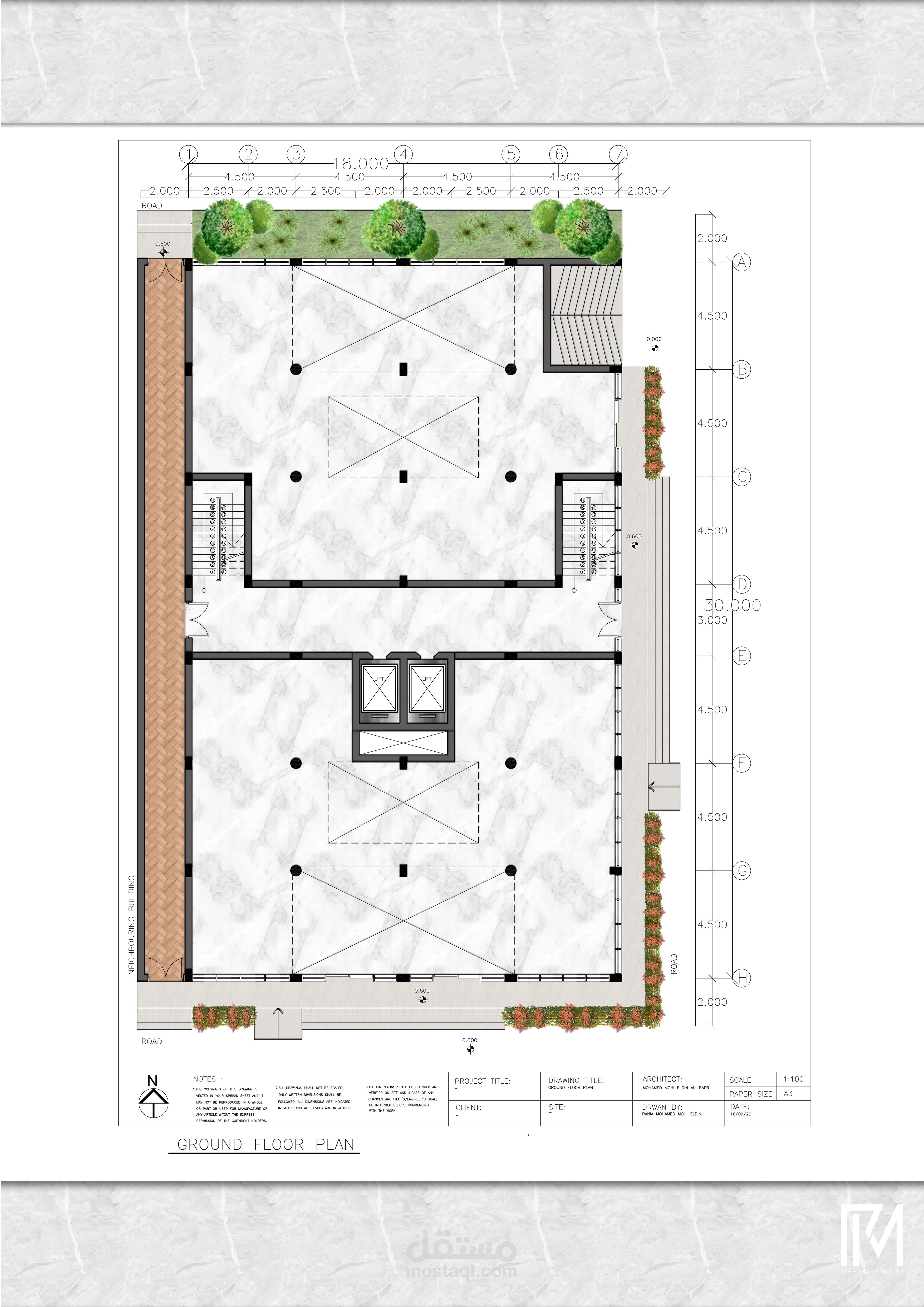 فوتوشوب للرسومات المعمارية / Photoshop architectural layout plans