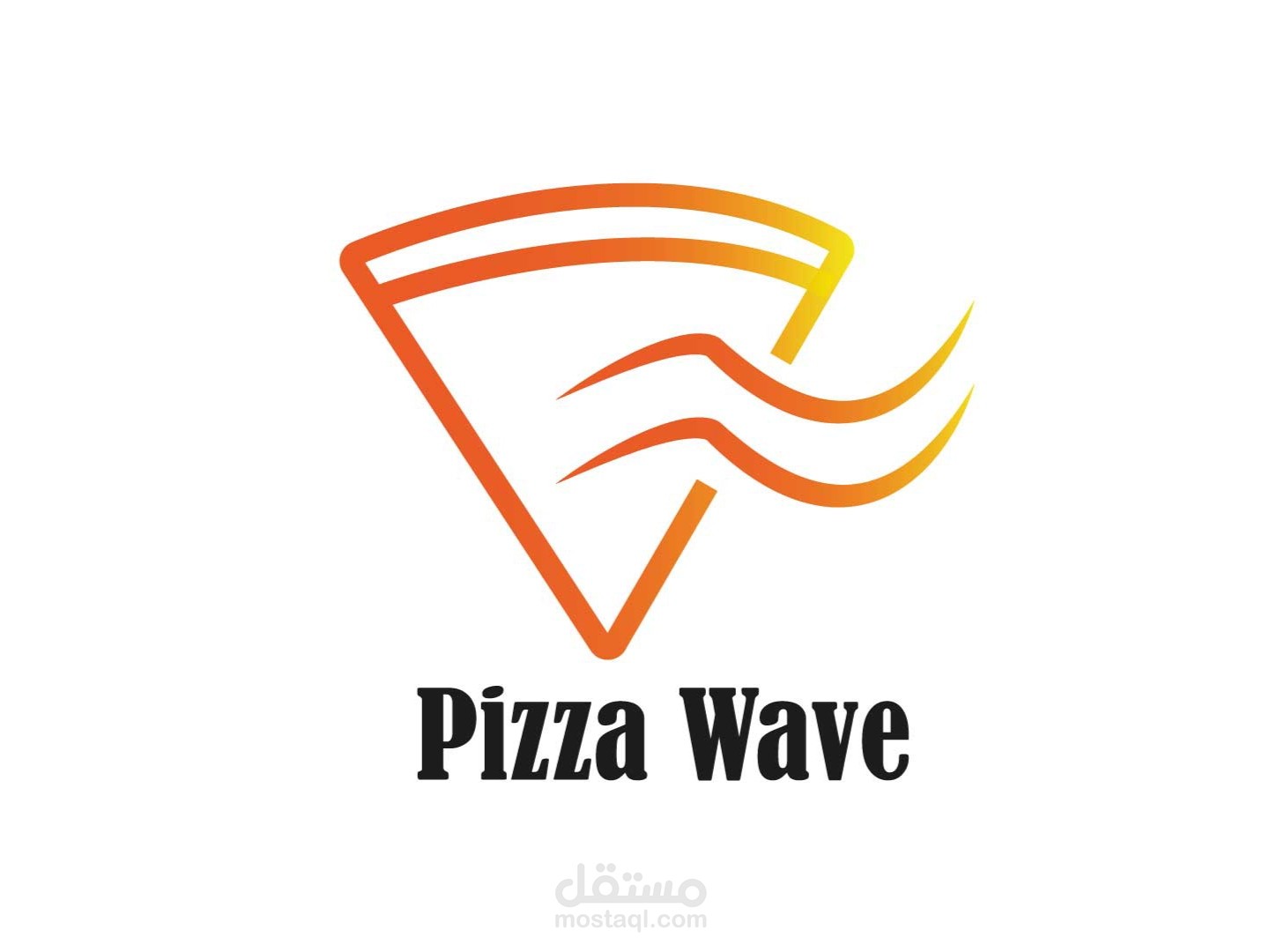 لوجو لمطعم pizza Wave