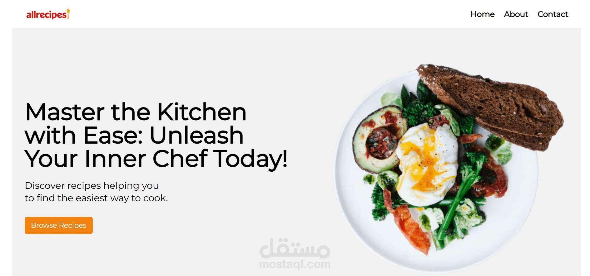 AllRecipes – موقع وصفات طبخ متكامل