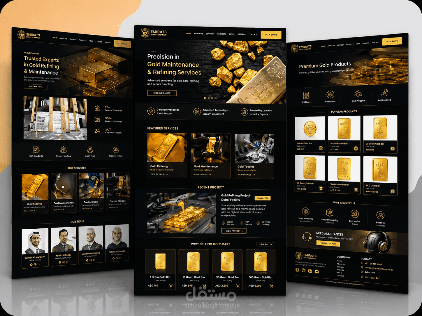 Emirats Maintenance WooCommerce & Elementor