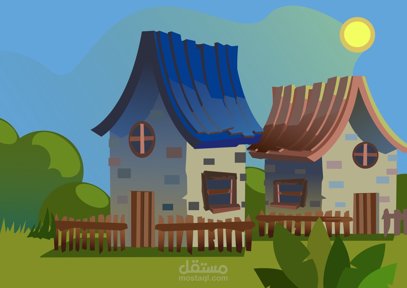 خلفيات مرسومة illustration