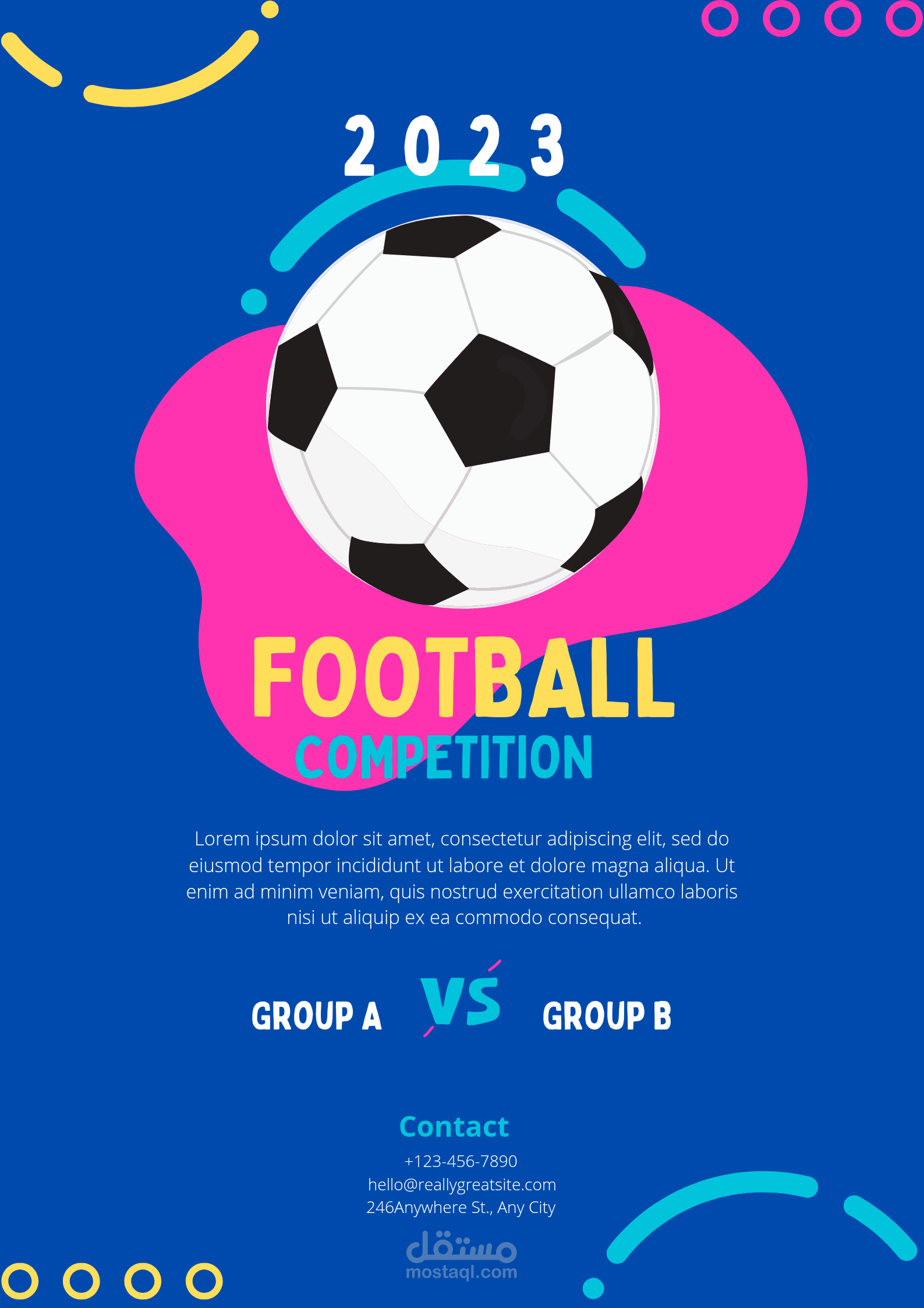 تصميم لمشروع football