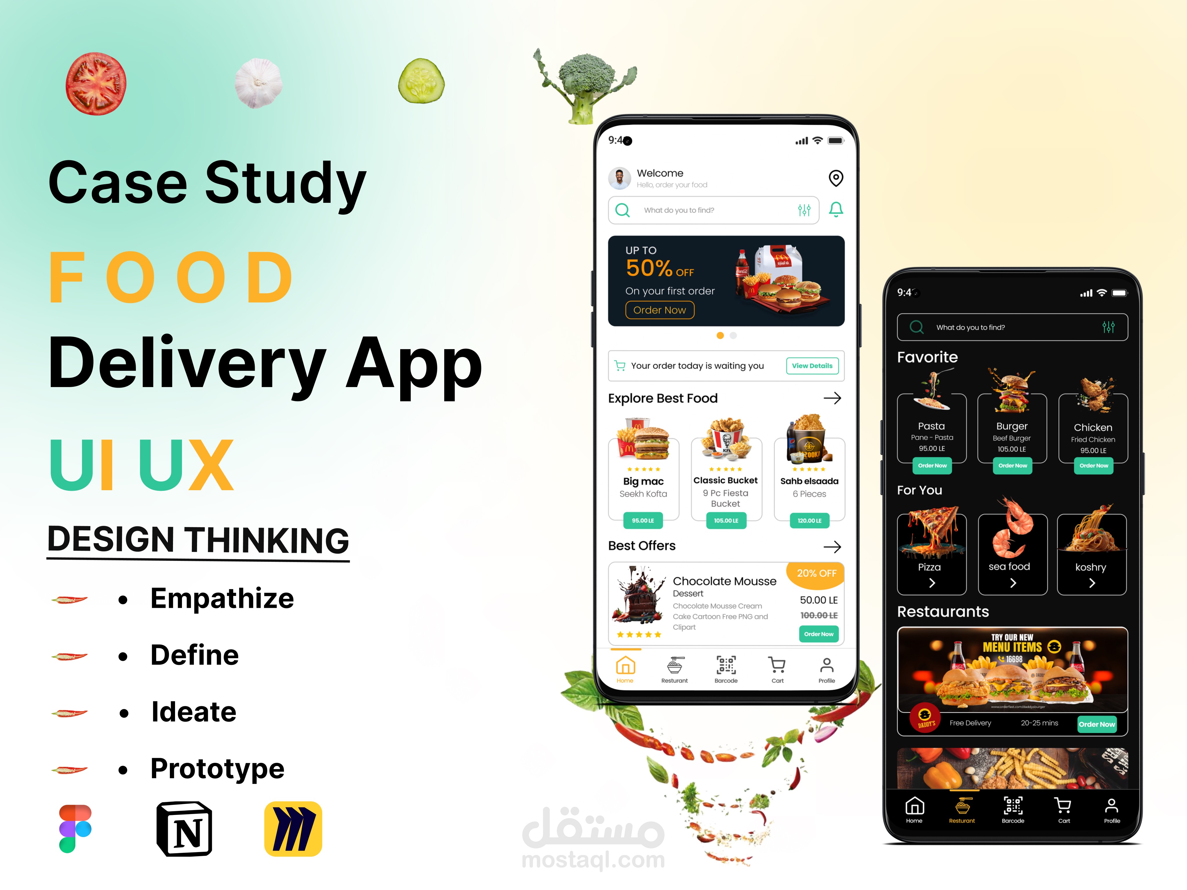 food delivery app uiux
