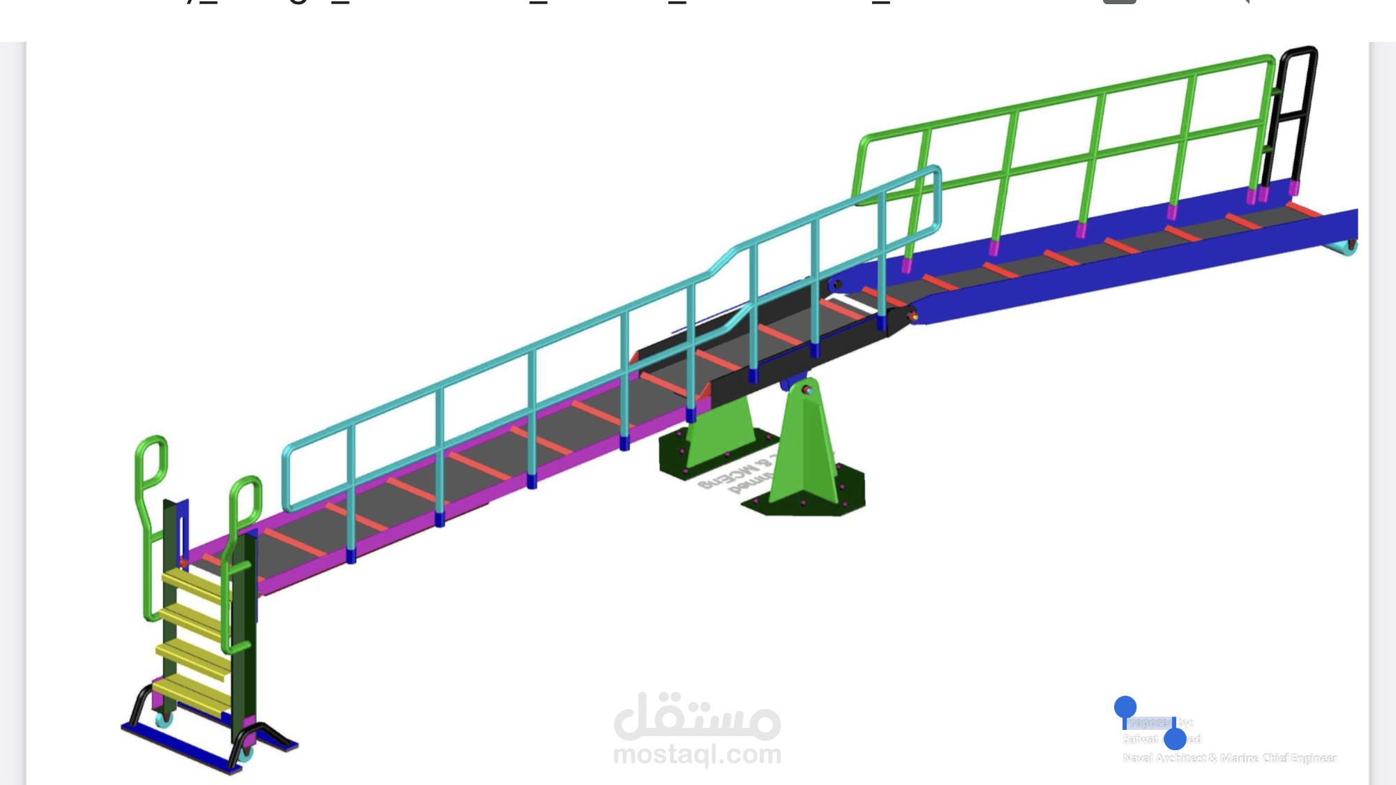 Shore/ Ship Portable Gangway