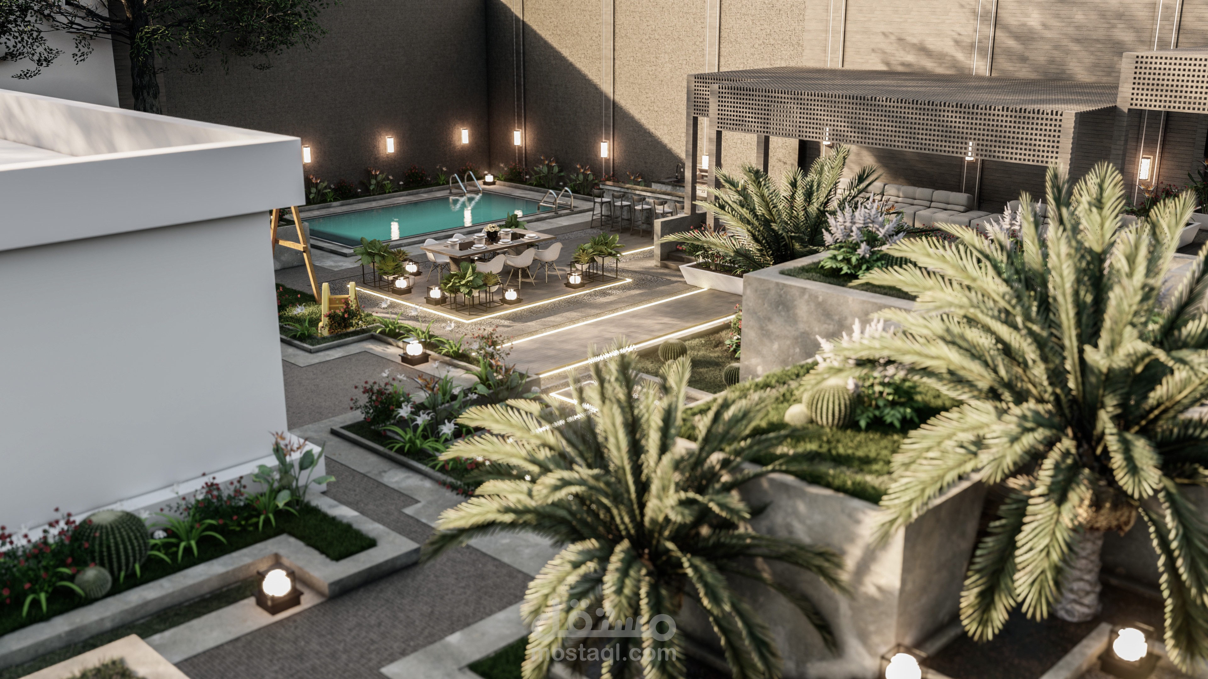 Landscape Design for Villa in EL-Arish (North of Sinai)