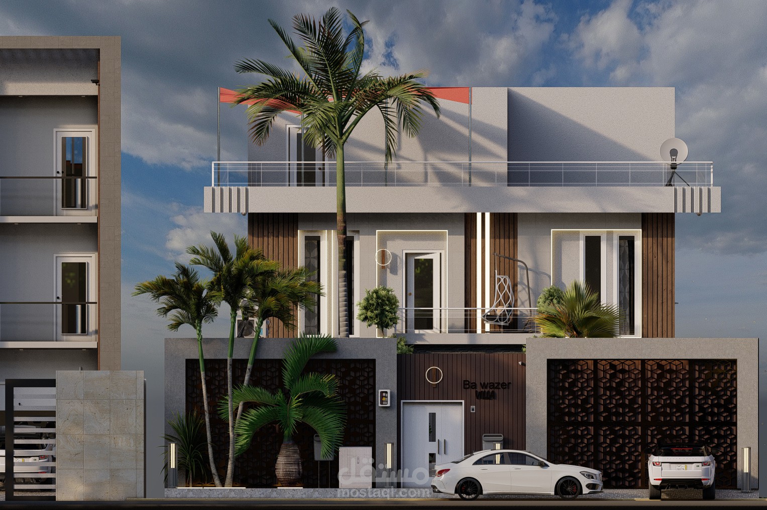 تصميم واجهة فيلا