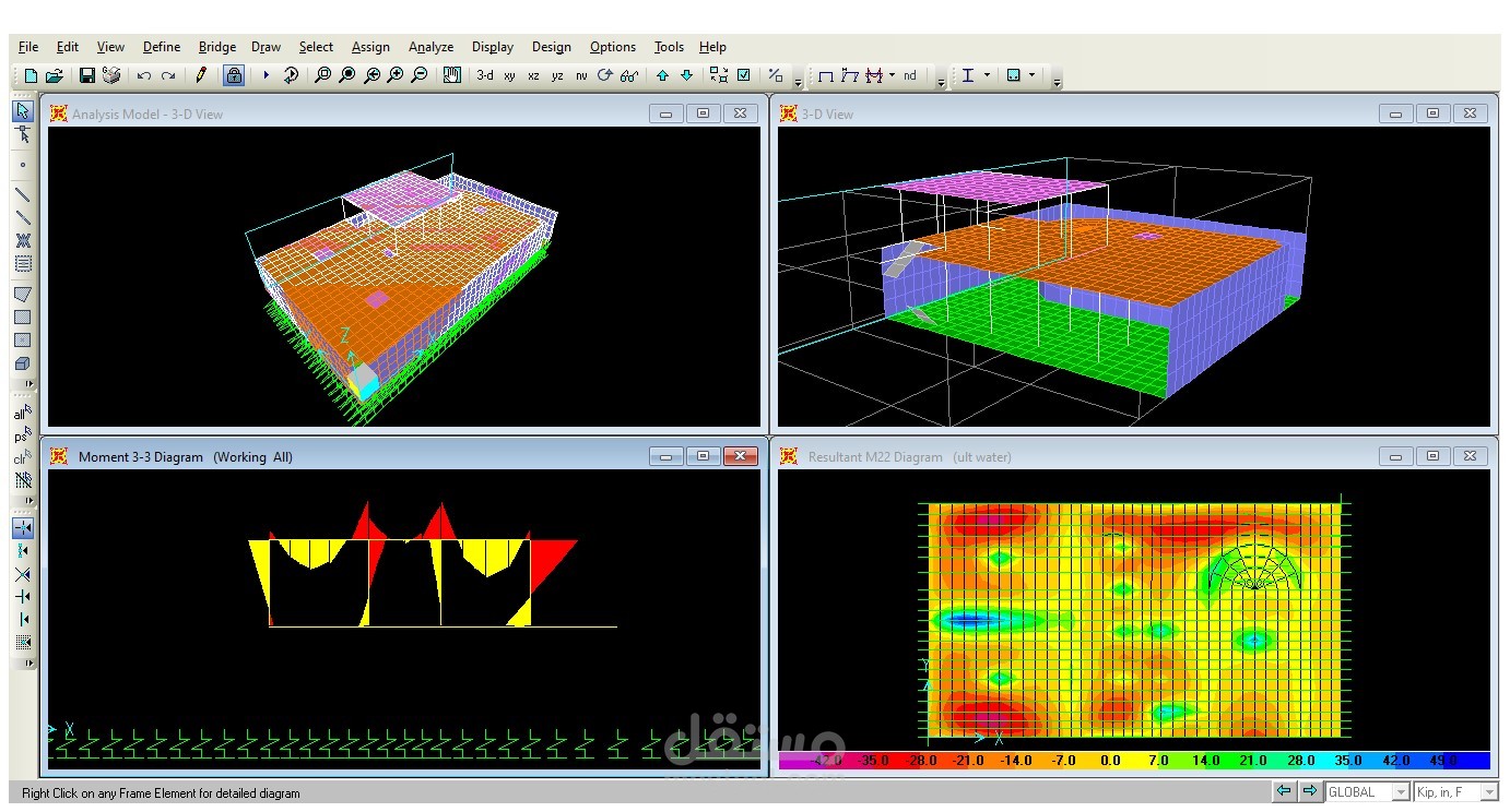 تصميم محطة معالجة مياه تحت الأرض ( شامل اللوحات )