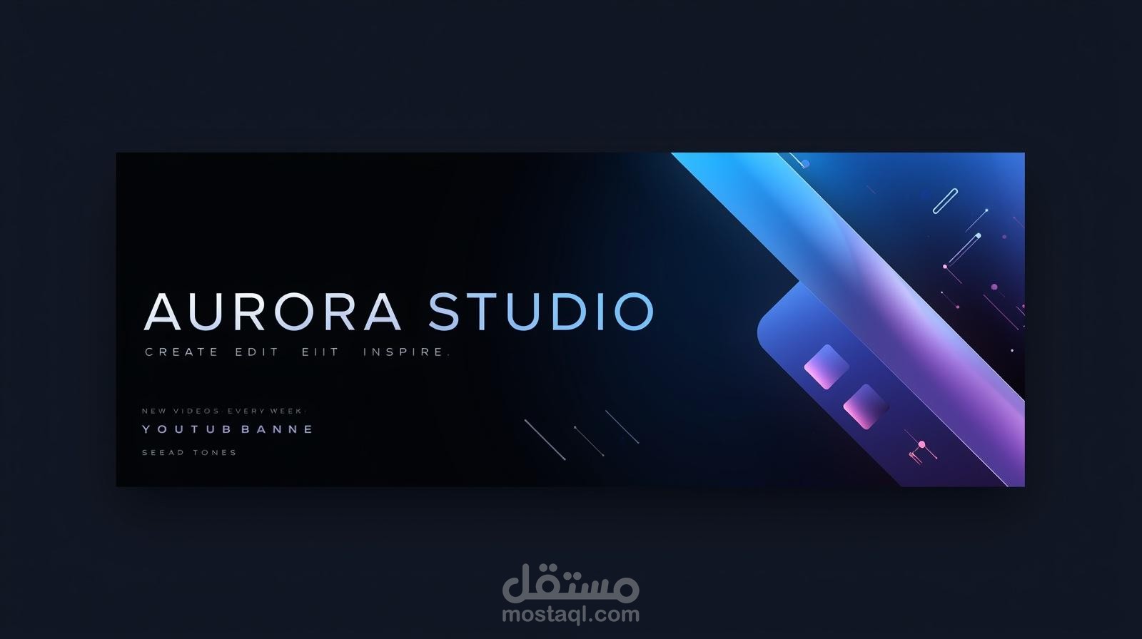تصميم بنر يوتيوب