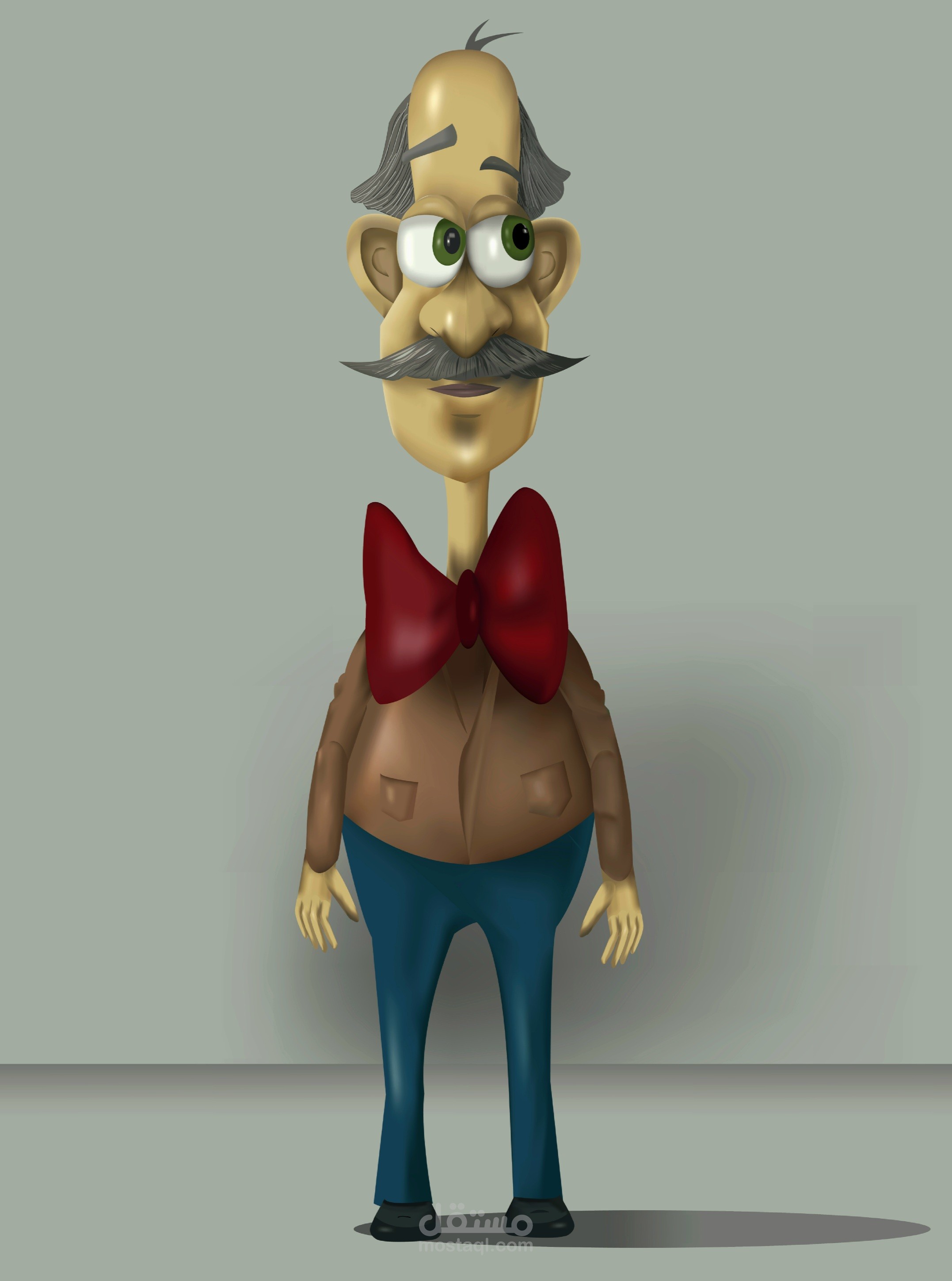 شخصية كرتونية 2d