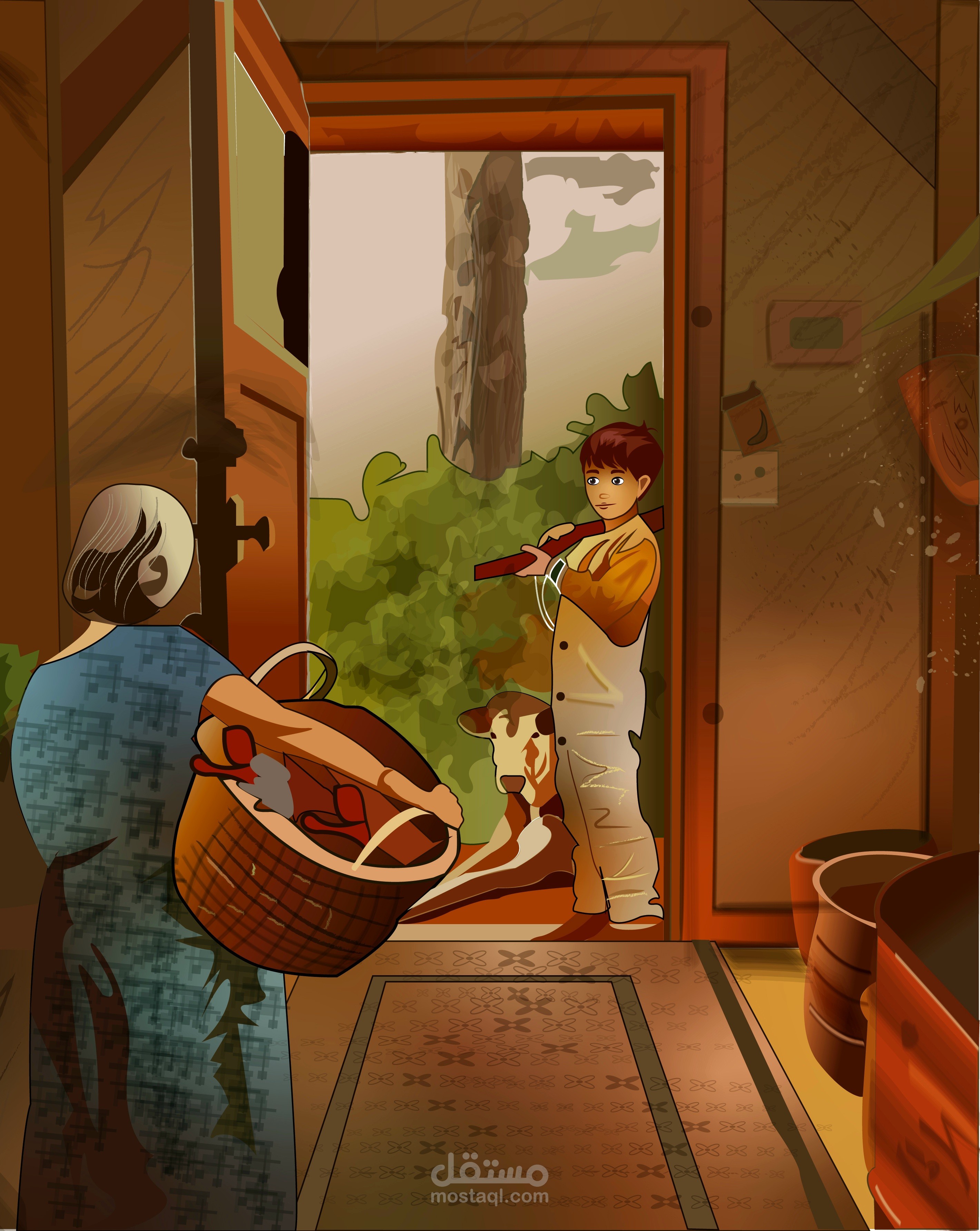 مشهد كرتوني