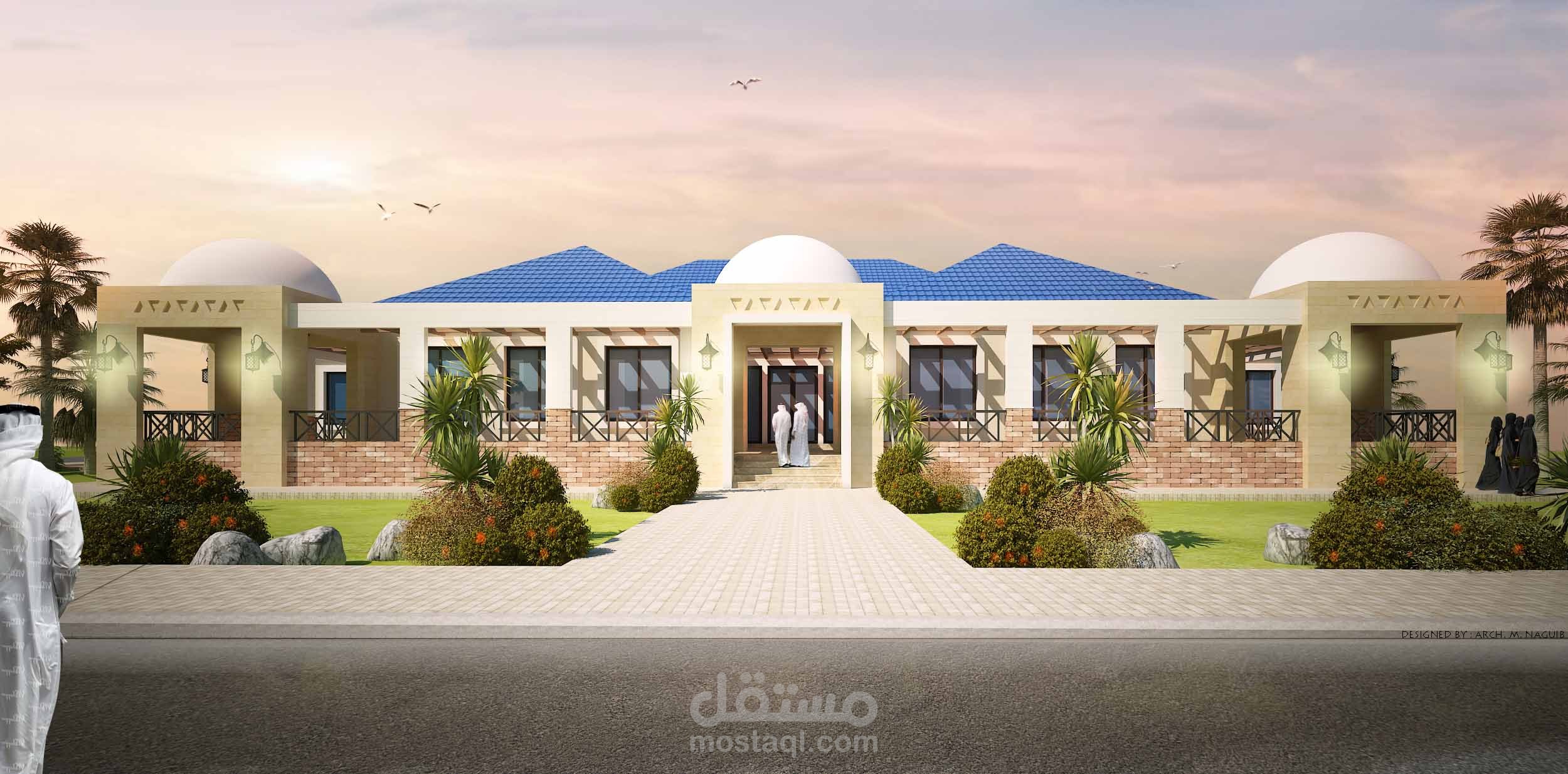 تصميم فيلا خاصة بمزرعة بمحافظة مرات