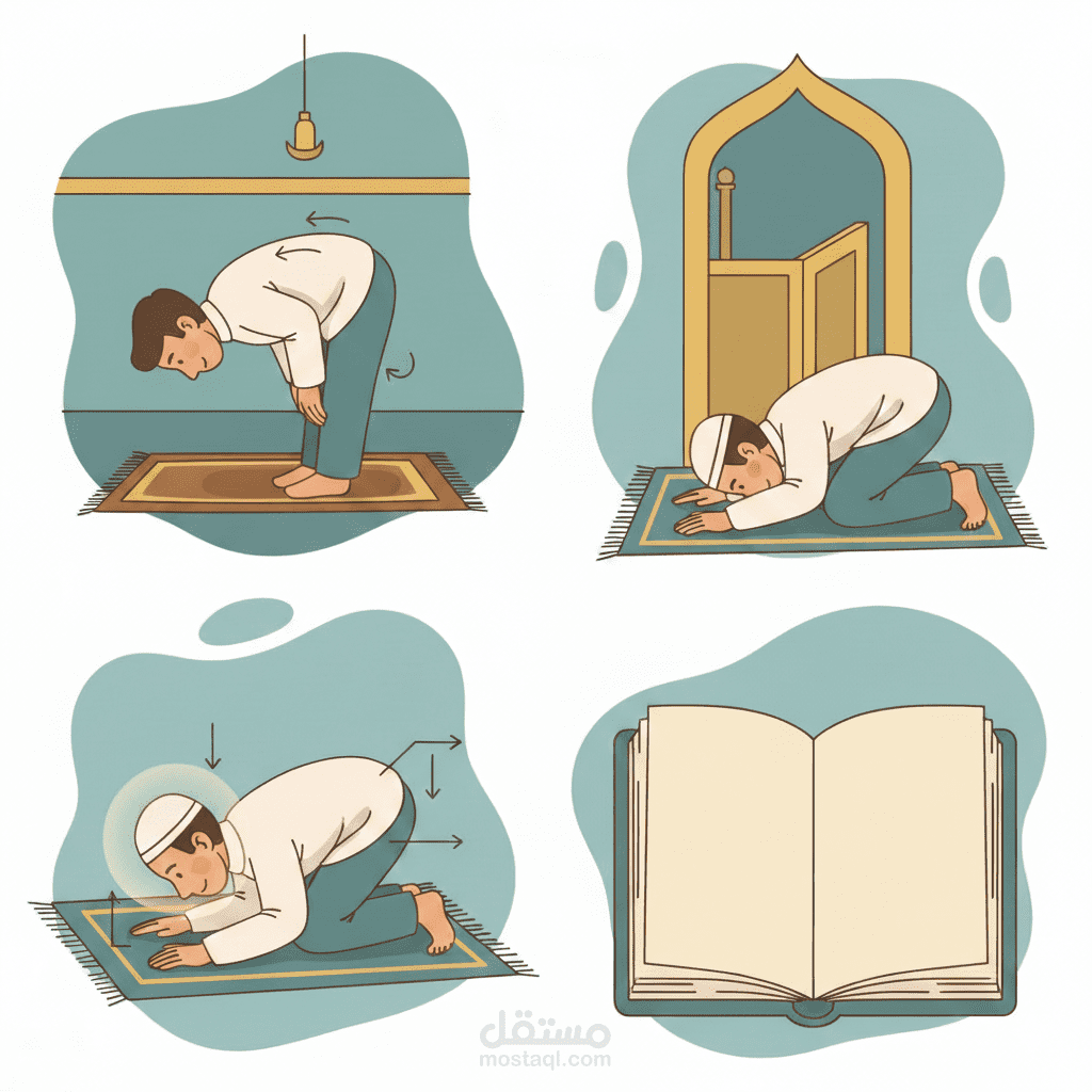 تصاميم تعليمية للأطفال / رحلة طفل مسلم