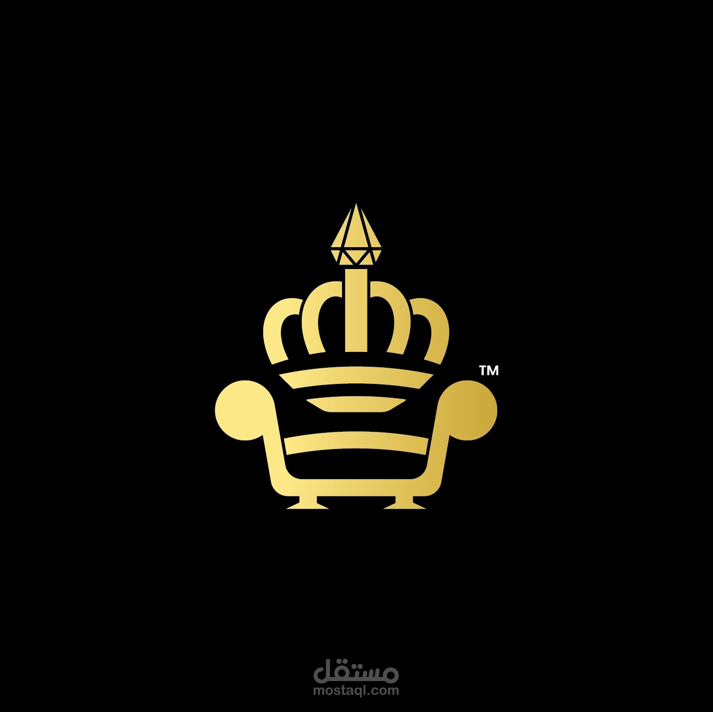 Queen's Gallery Furniture logo design