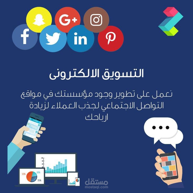 إدراة الصفحات سوشل ميديا