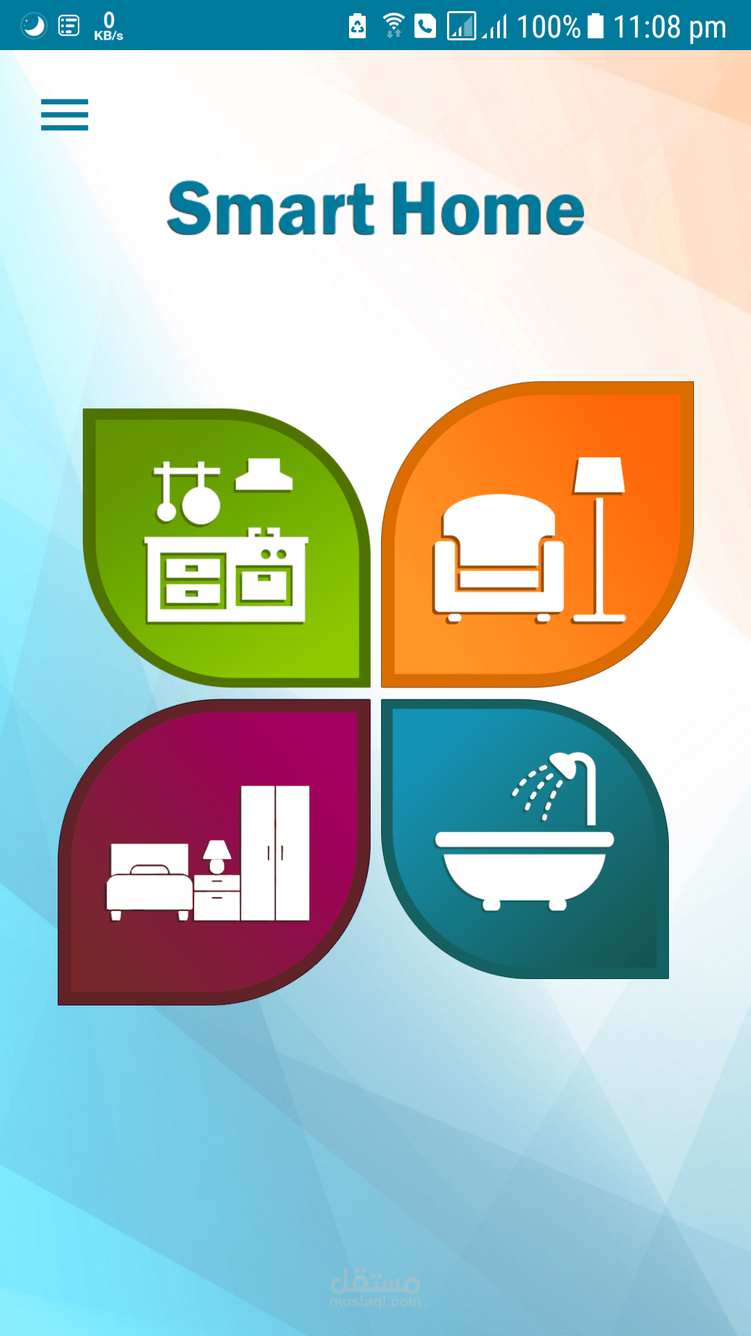 تطبيق Smart Home لأجهزة أندرويد
