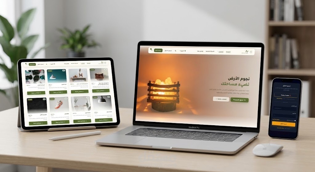 متجر إلكتروني متكامل | مع دفع إلكتروني ولوحة تحكم