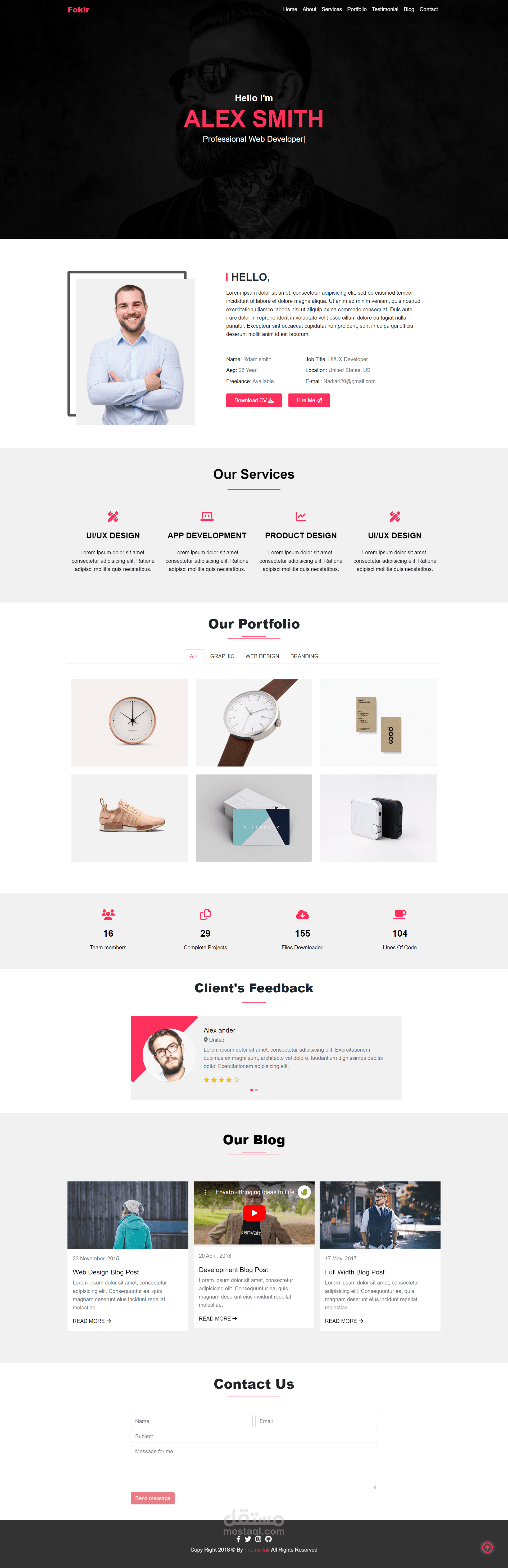 تحويل اي تصميم وبرمجة صفحه  هبوط landing page او موقع شركة او شخصي الي موقع احترافي