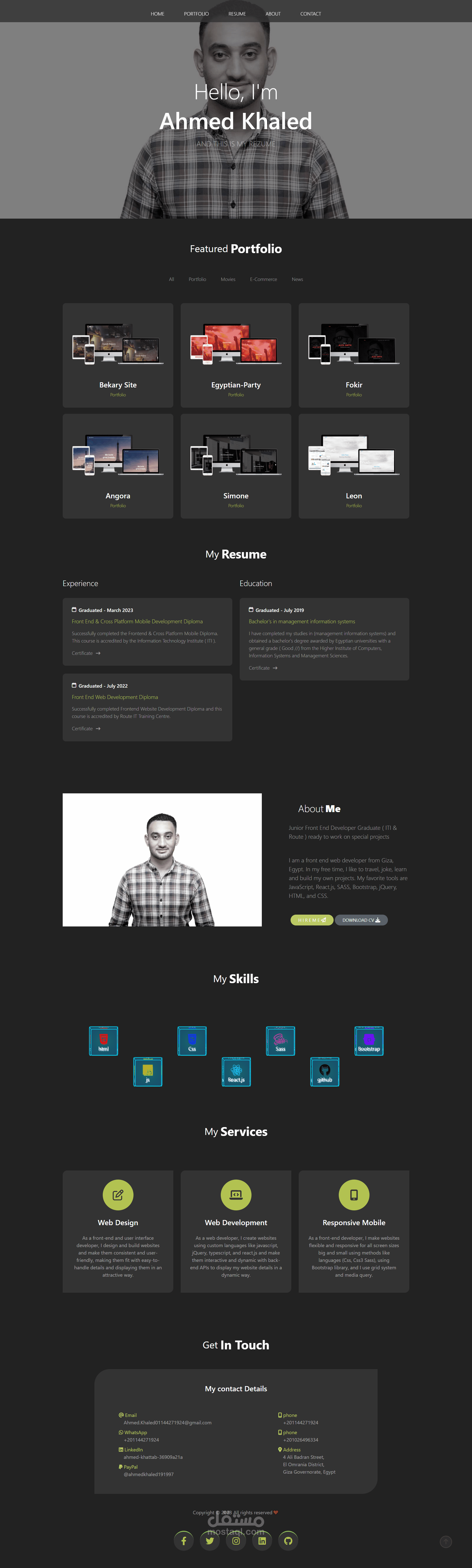Personal website