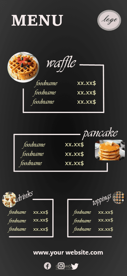 menu design idea