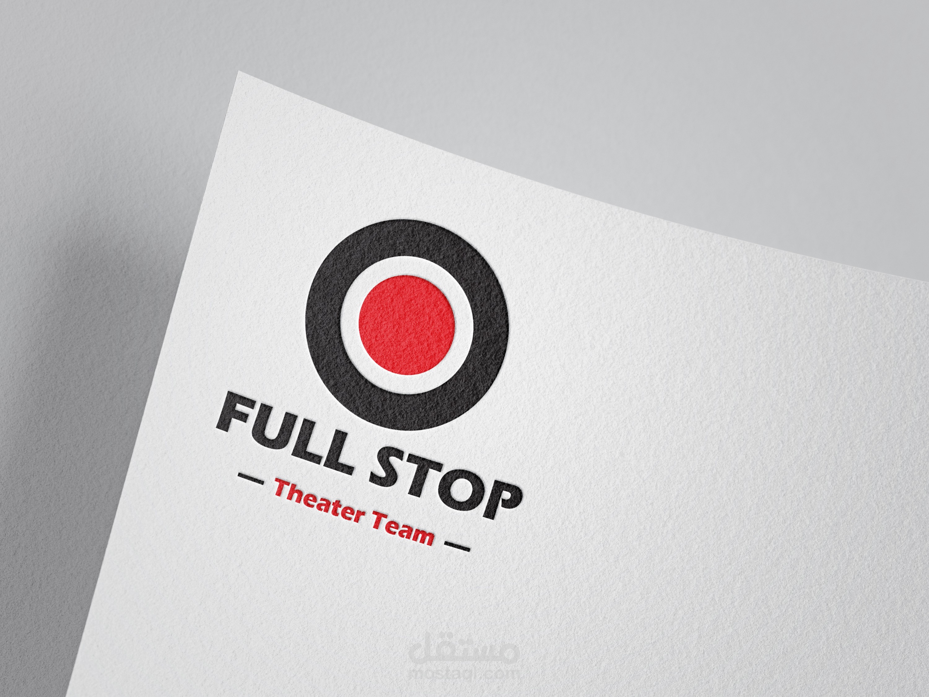 Full Stop Theatre Team Logo, Brand Identity