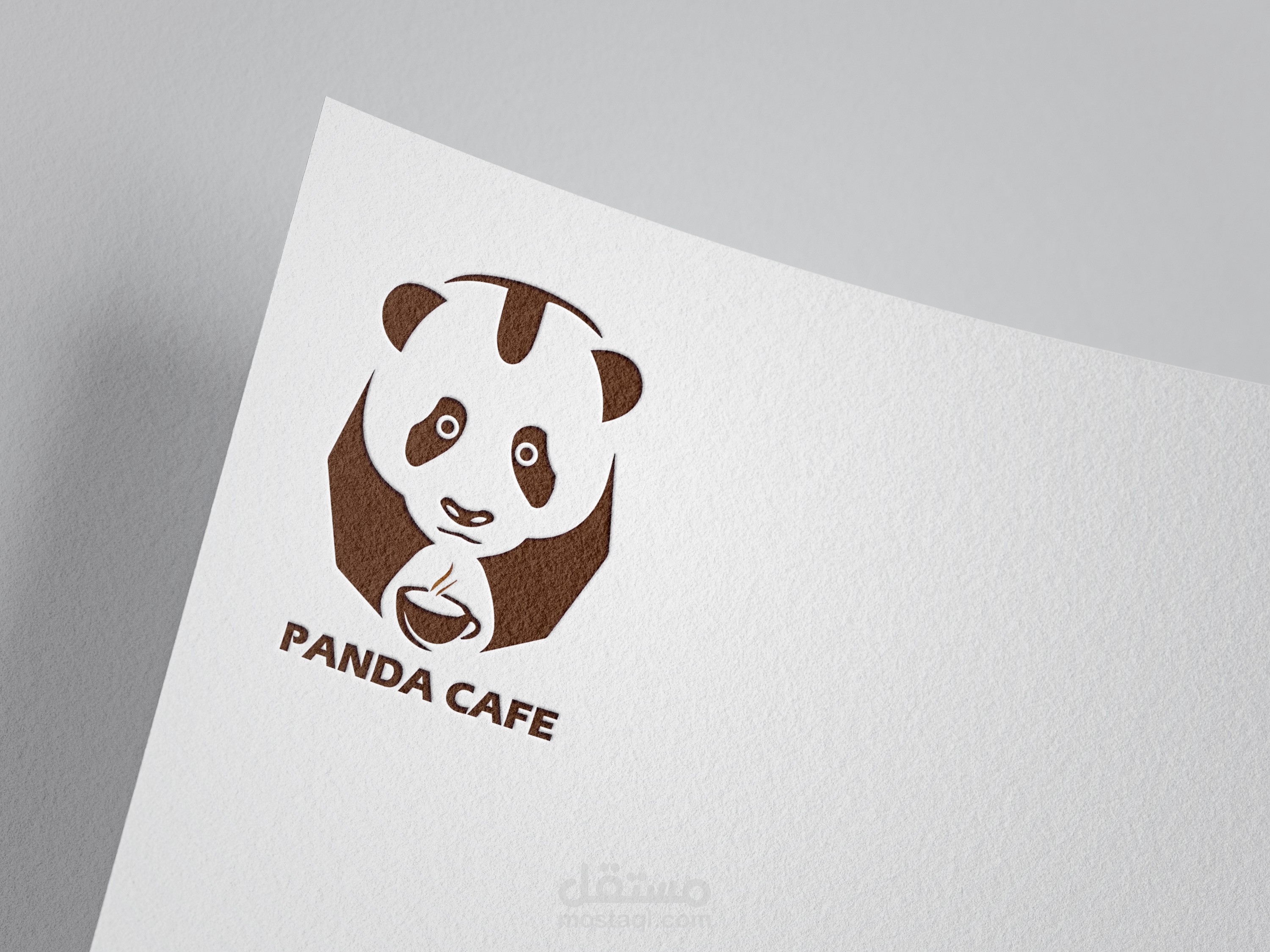 Panda Café Logo, Brand Identity