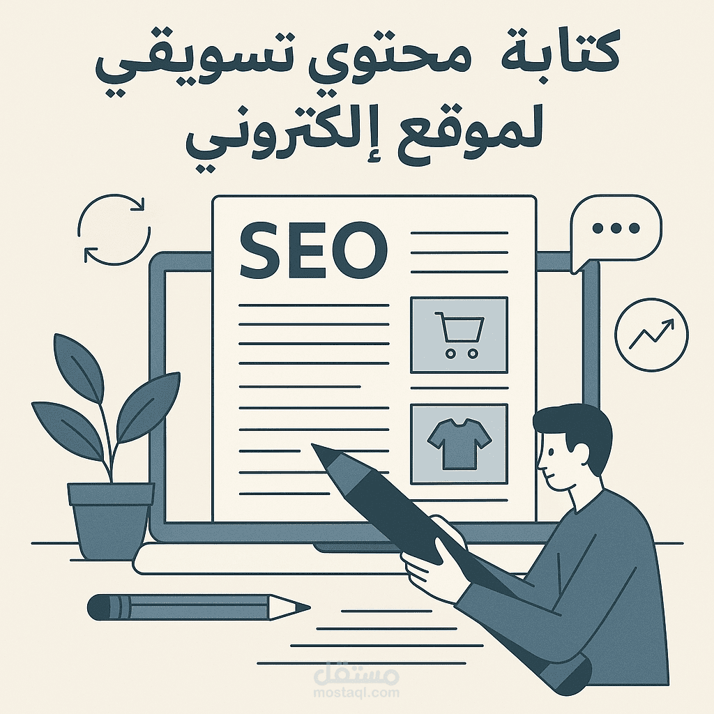كتابة محتوى تسويقي لموقع إلكتروني