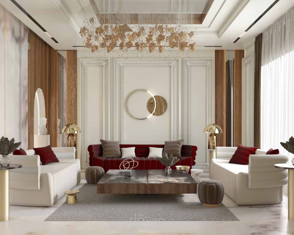 غرفة استقبال نيو كلاسيك