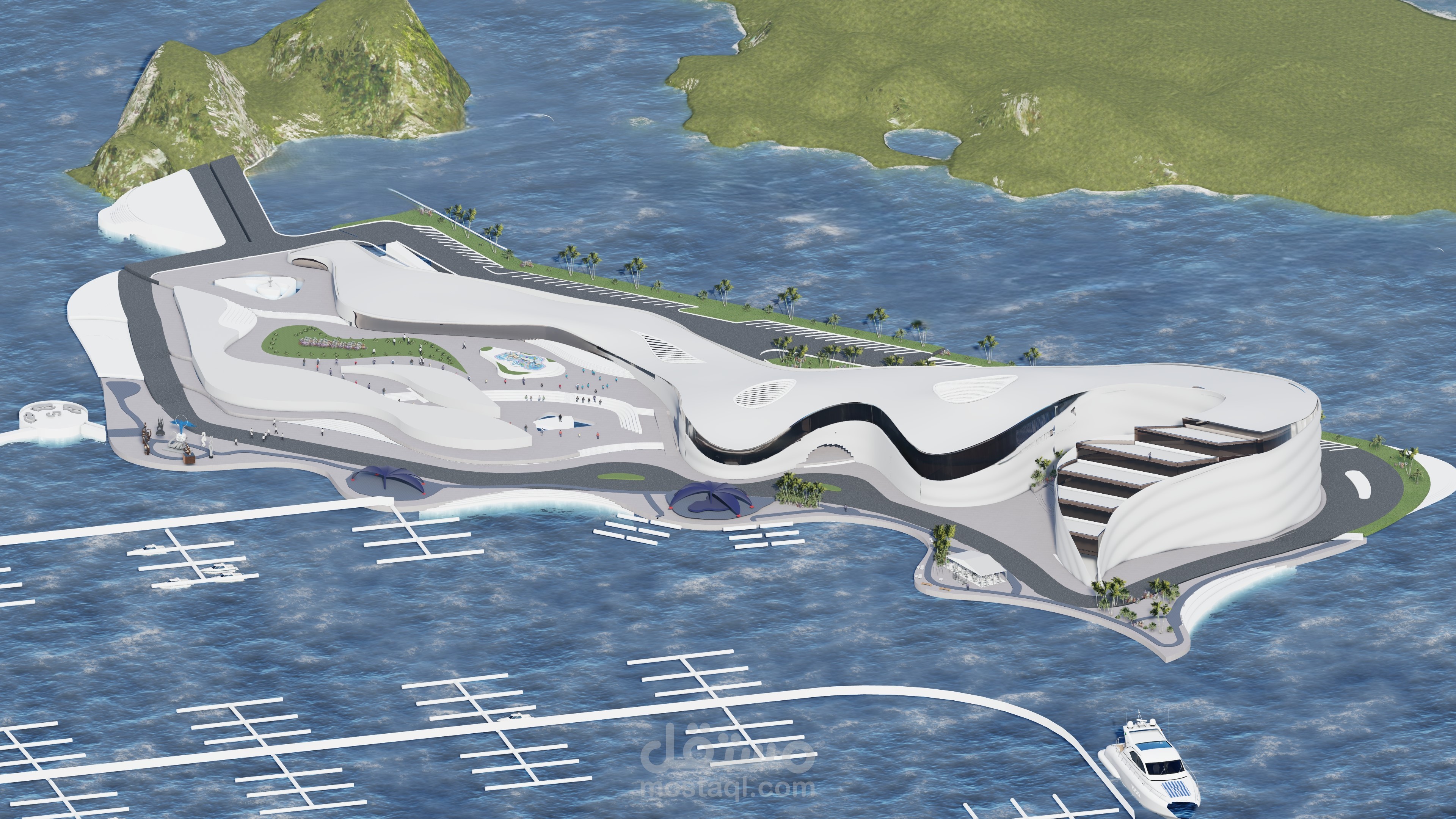 تصميم مارينا يخوت