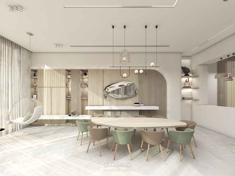 تصميم داخلي لفلل في دولة الامارات