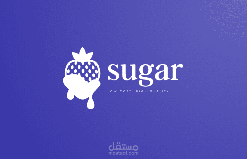 تصميم لوجو لمحل sugar