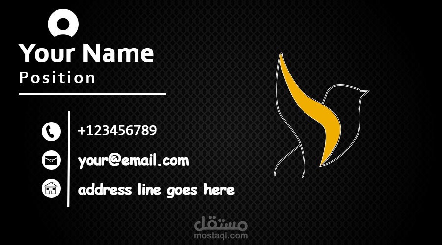 تصميم فزت كارد شخصي او شركة