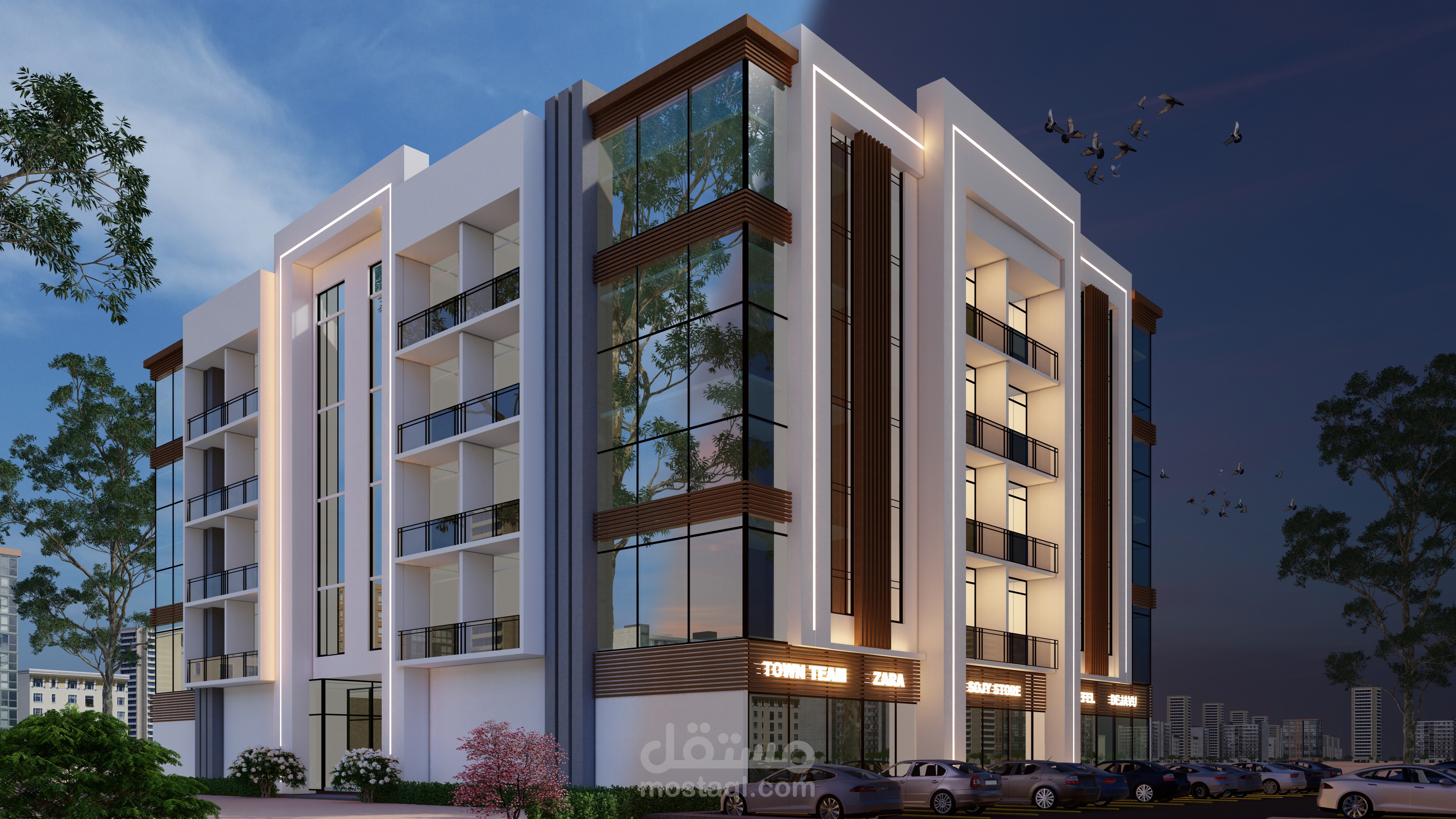 Building facade