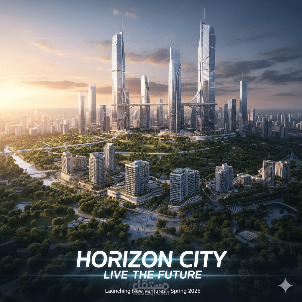 نموذج تصميم اعلان للعقارات