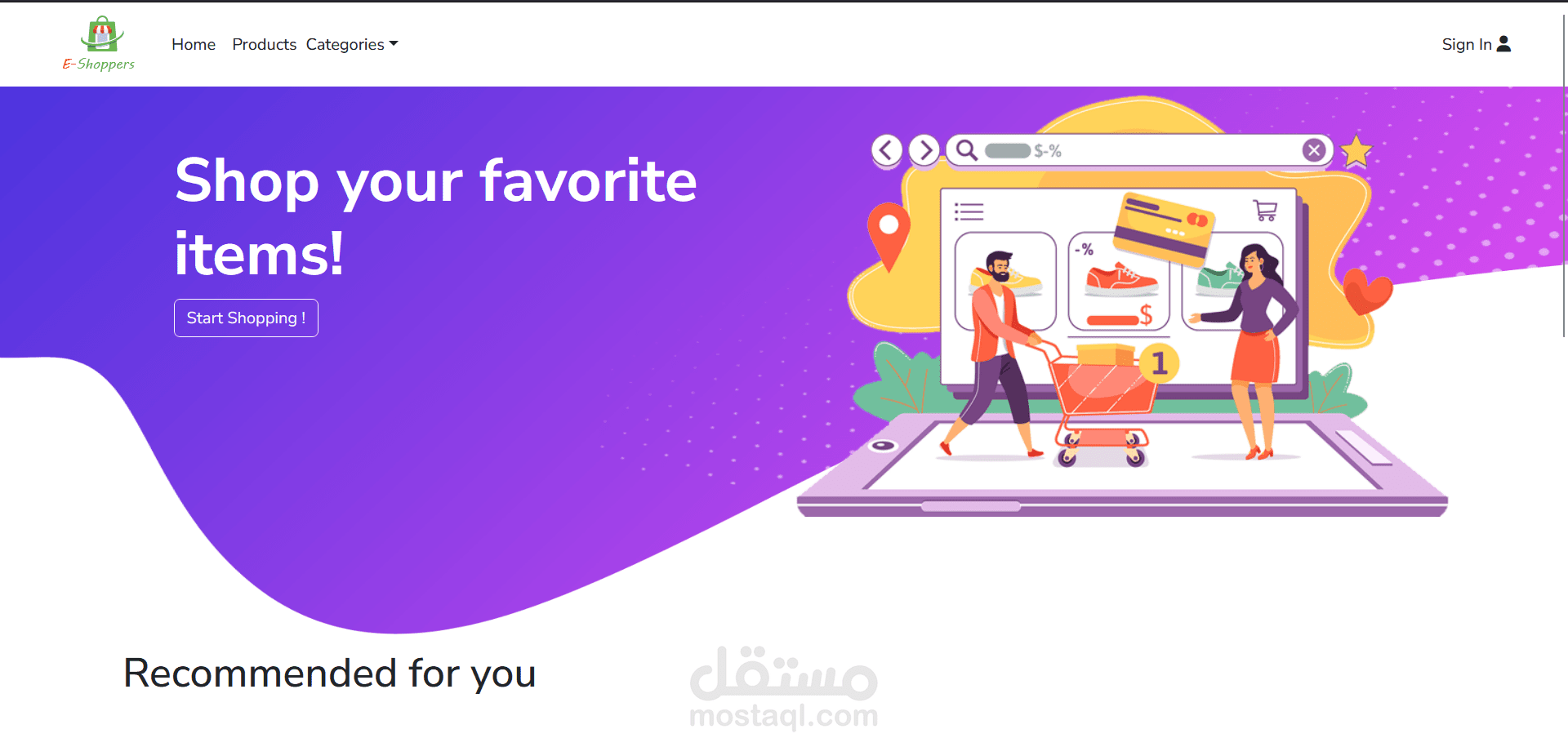 E-commerce RESTful API