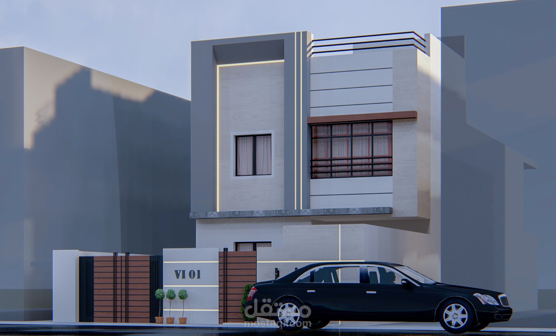 تصميم واجهة فيلا