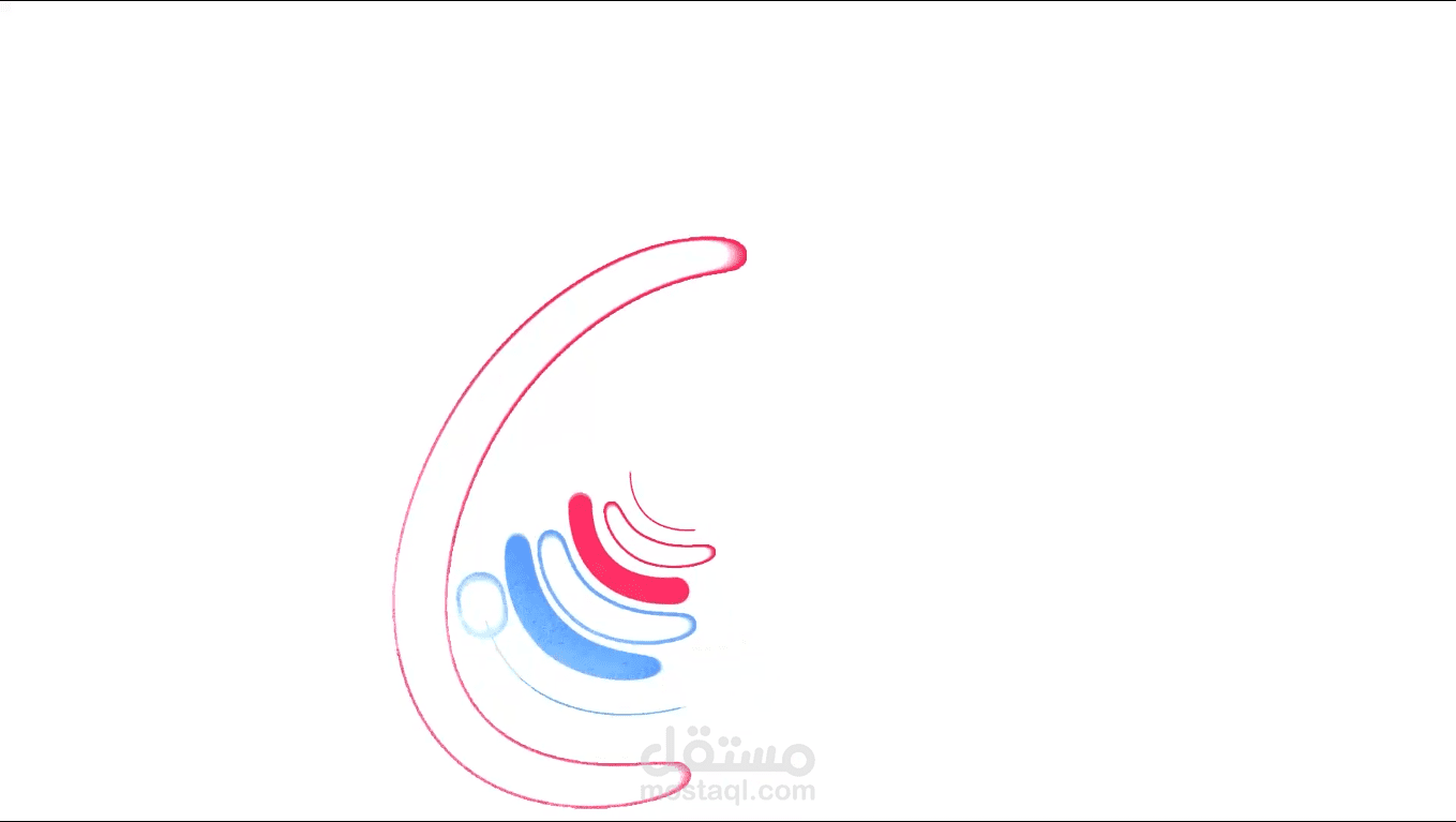 تحريك شعار للأستوديو لمنصة اعمال