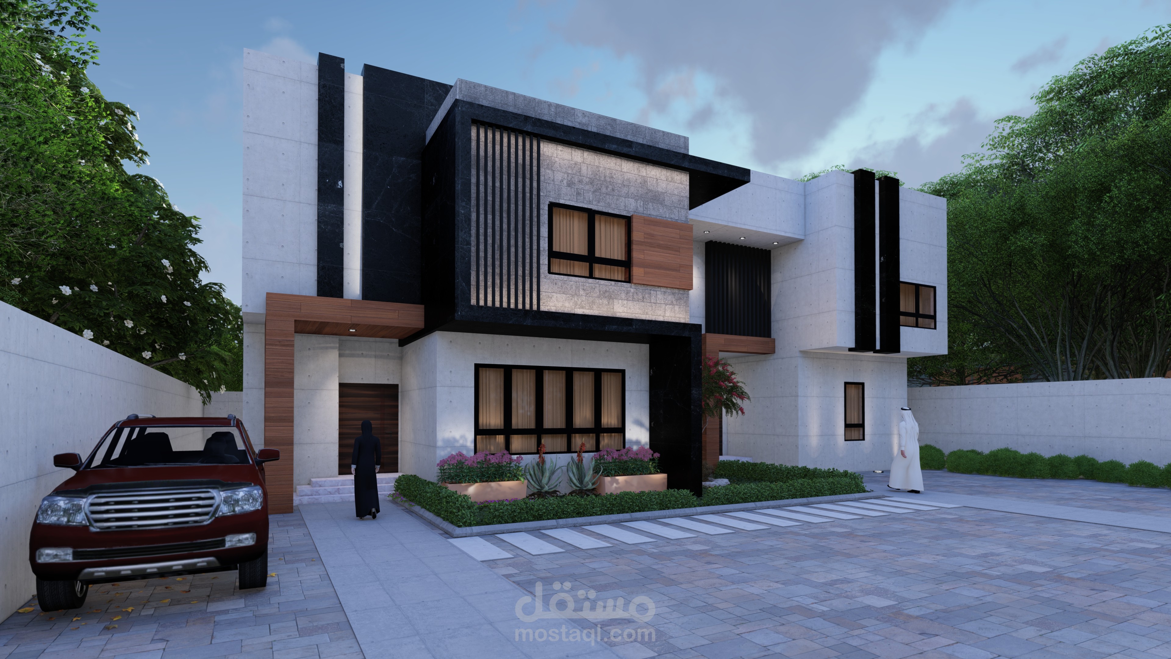 تصميم فيلا بالسعوديه