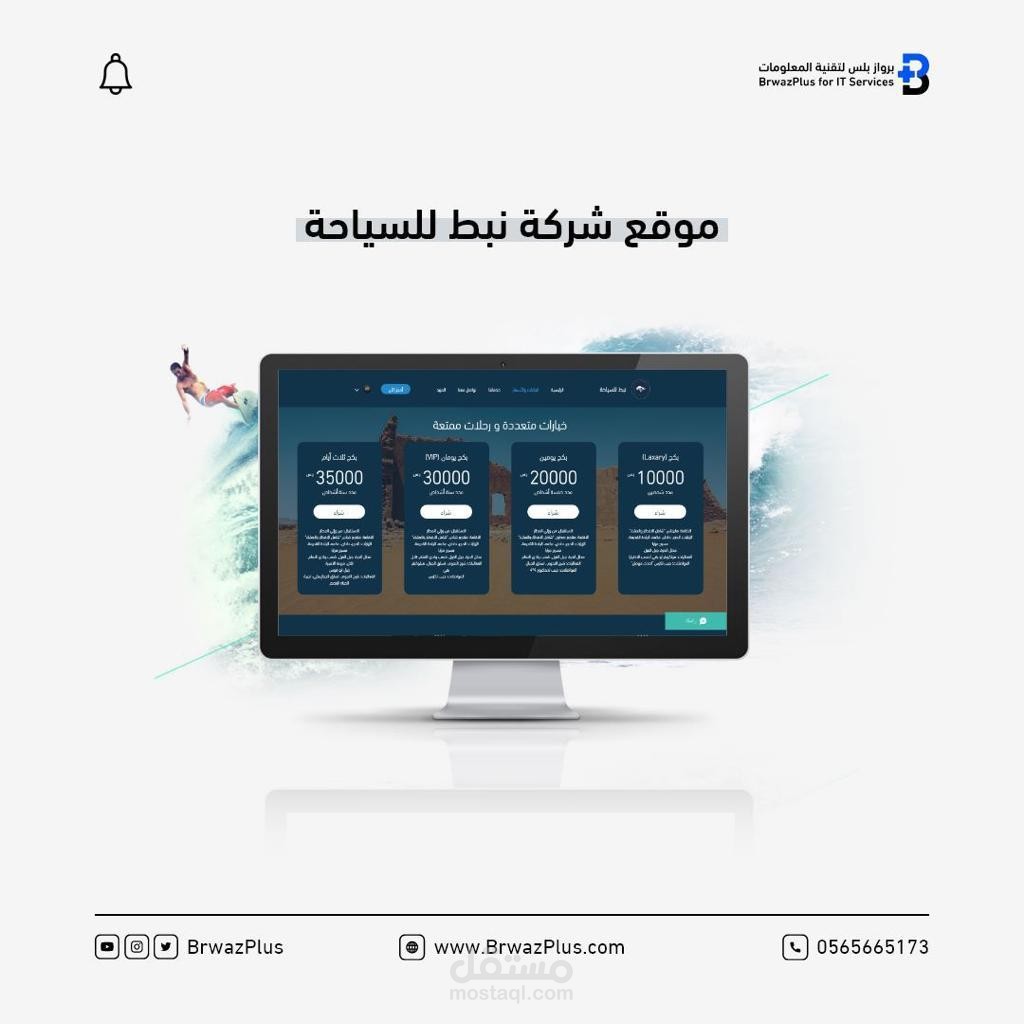 موقع شركة نبط