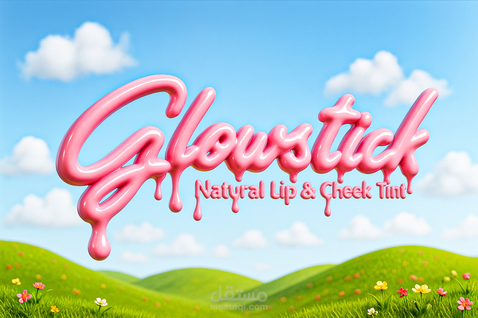 الهوية البصرية وتصميم ثري دي  لمنتجات بلاشر من علامة Glow Sticks