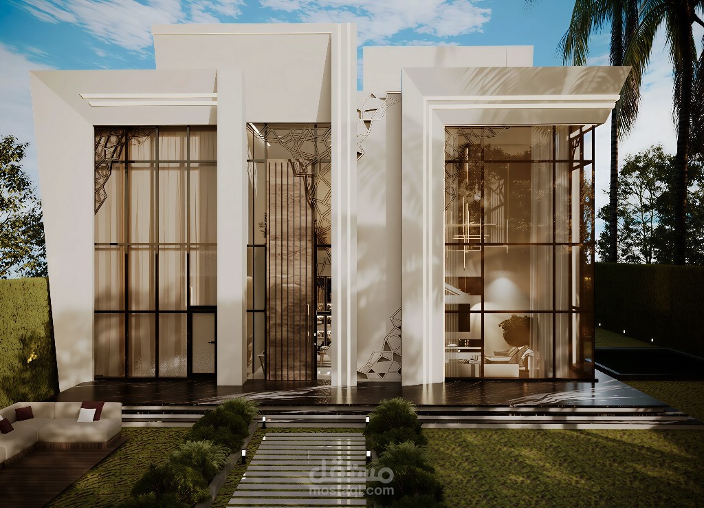 تصميم داخلى لفيلا فى دبى