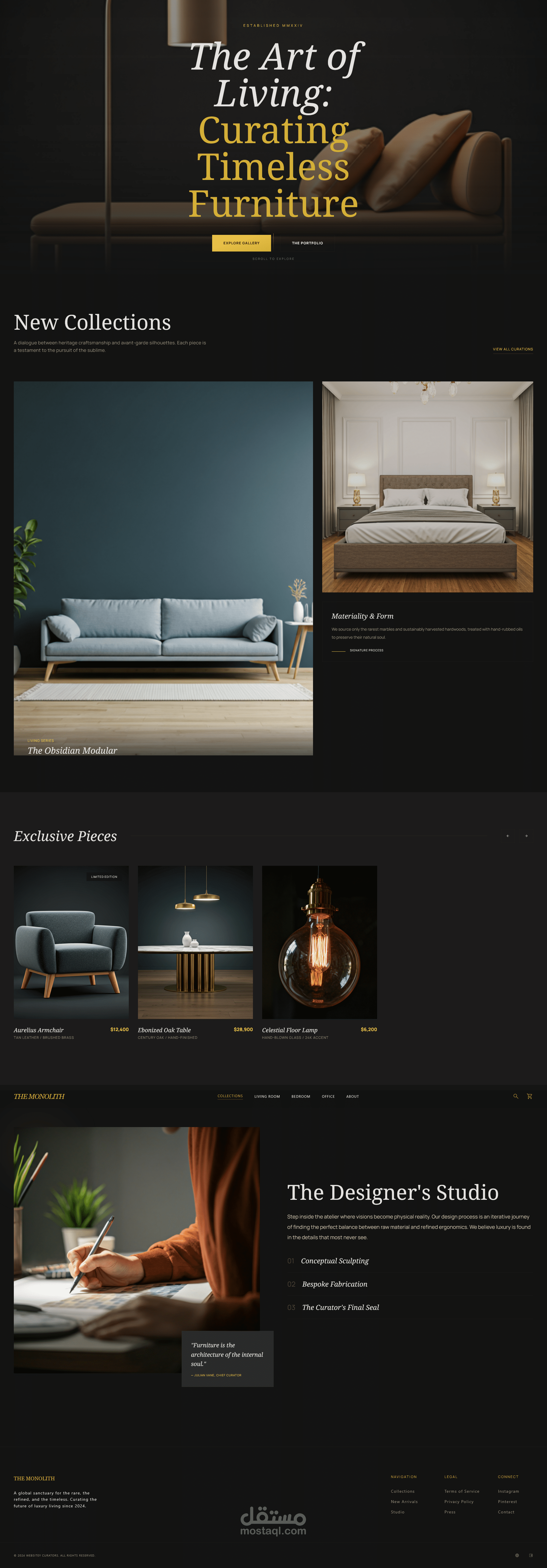Furniture company website