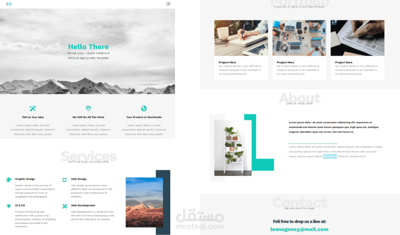 Landing page