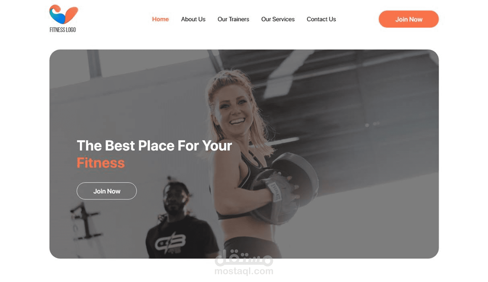 Landing Page | صفحة هبوط لنادي رياضي