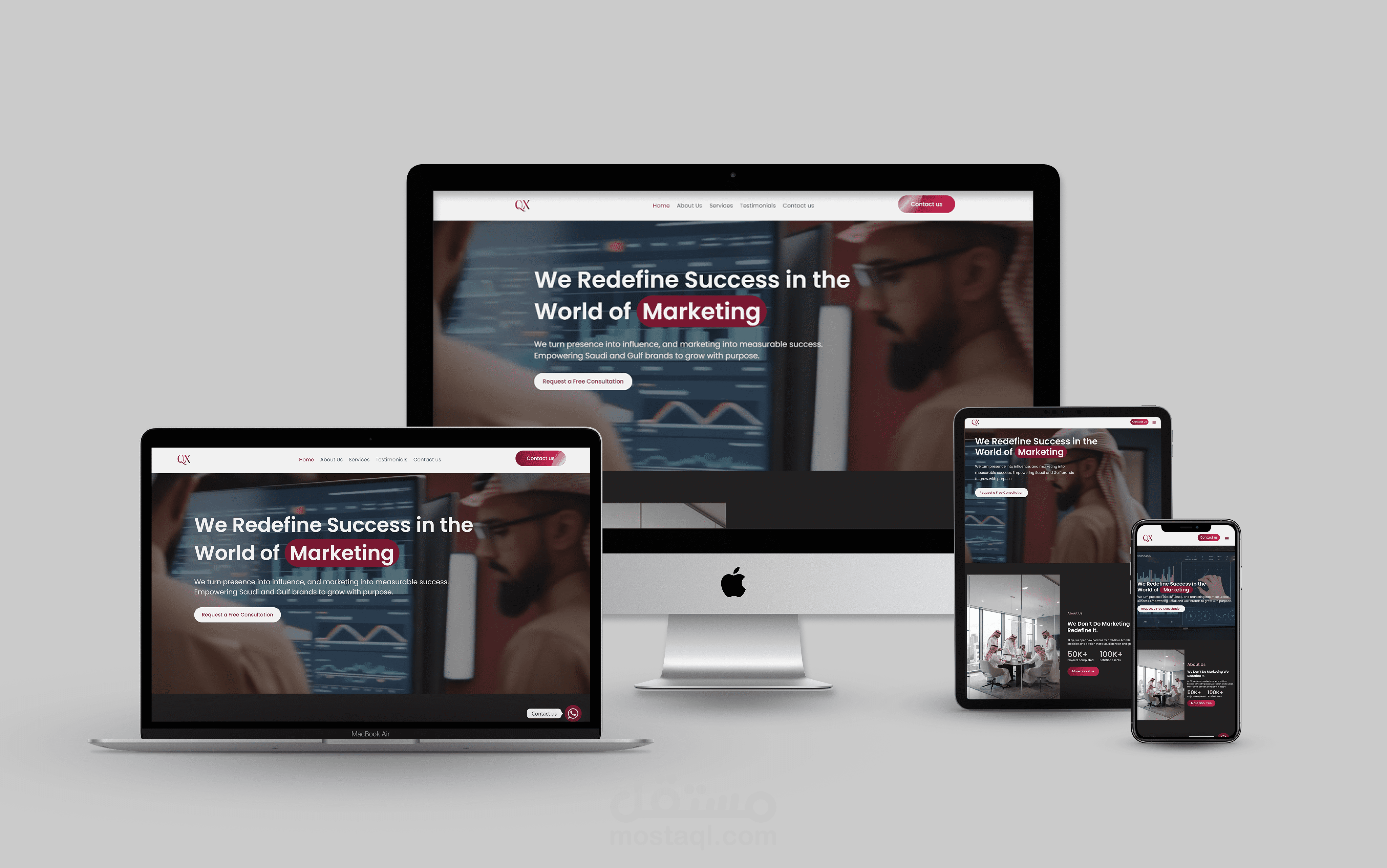 موقع وردبريس لتقديم خدمات التسويق الرقمي