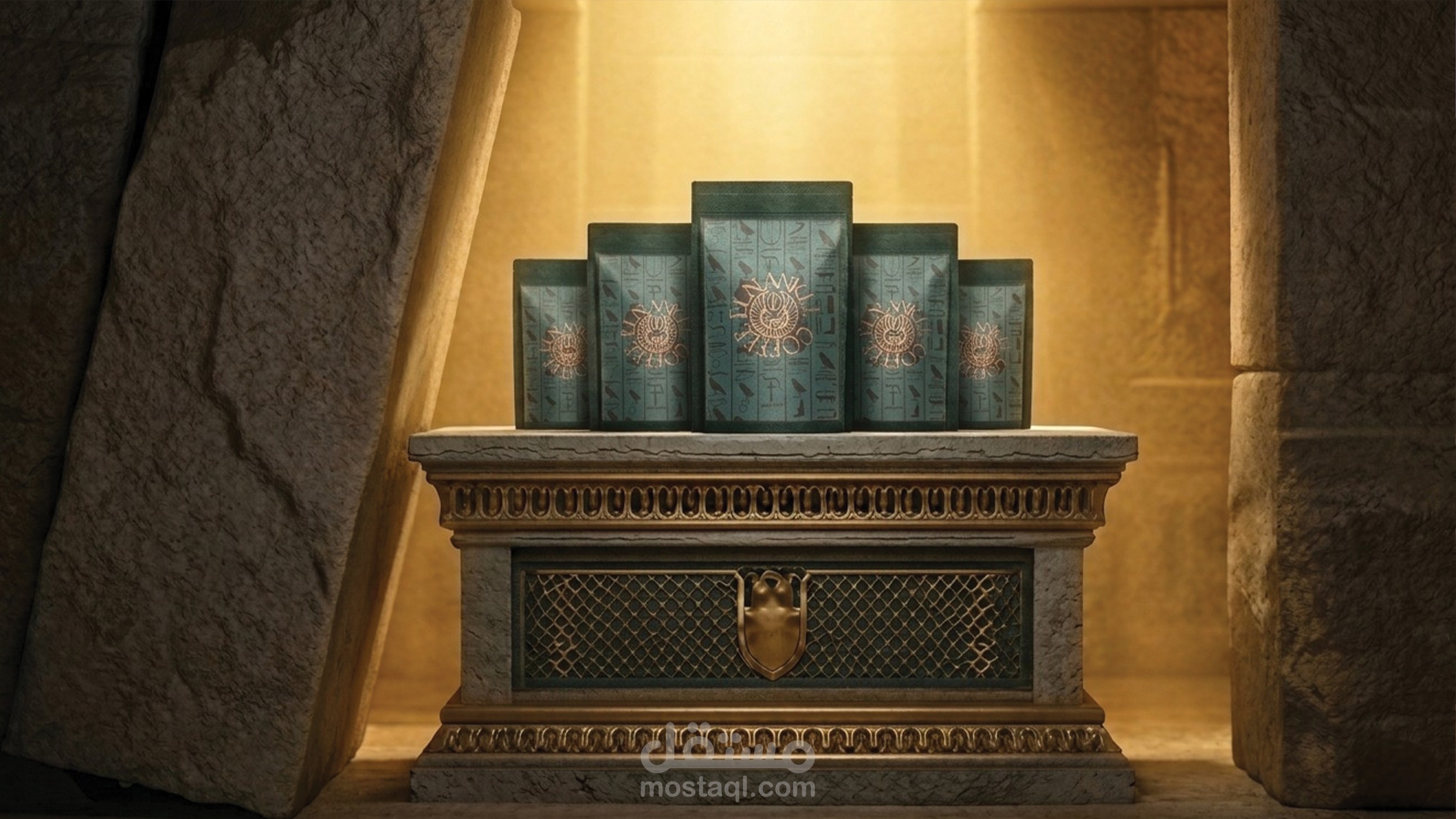 ELNANKLL COFFEE| Pharaonic-Inspired Brand Identity