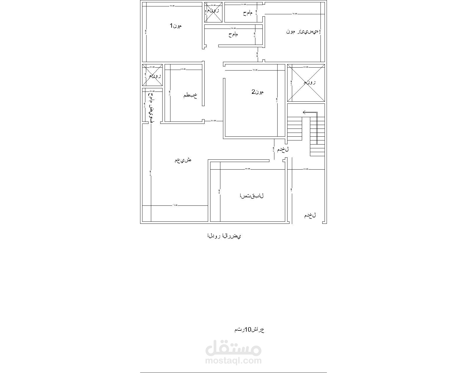 اعمال معماري عماره سكنيه تجاري واداري وسكني