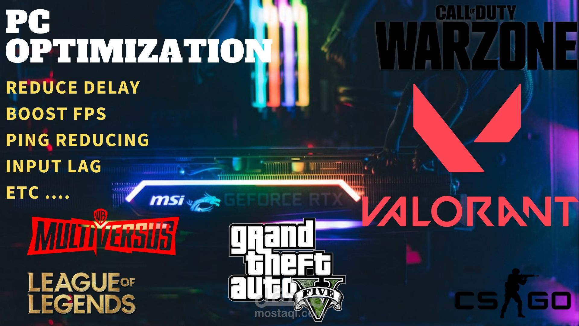 I will optimize your pc settings for fps games