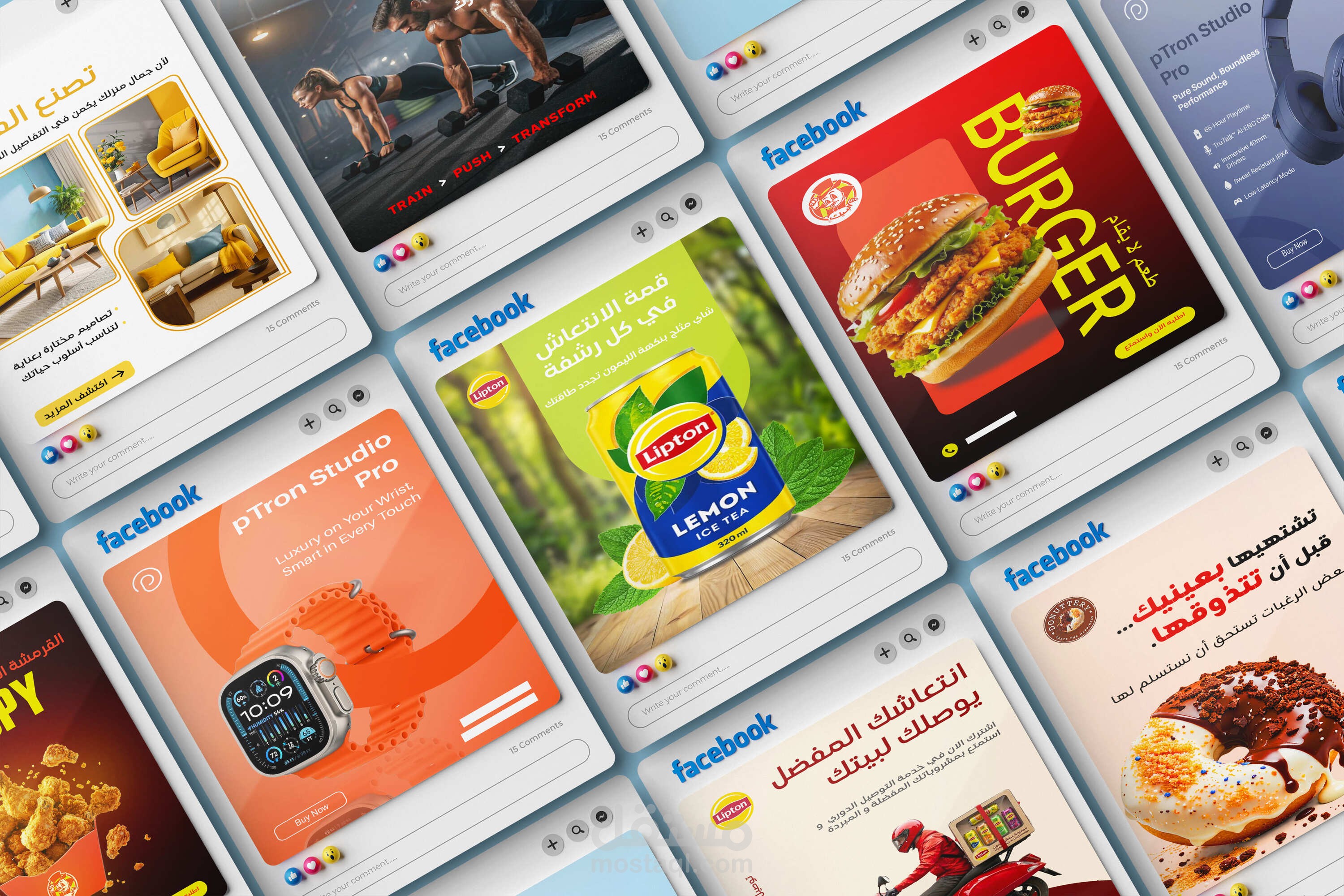 تصاميم منصات التواصل الاجتماعي | Social Media Designs