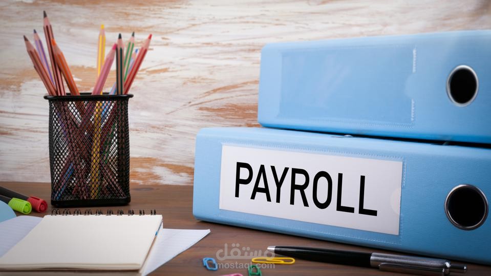 عمل ملف مرتبات كامل لاحد شركات التوظيف